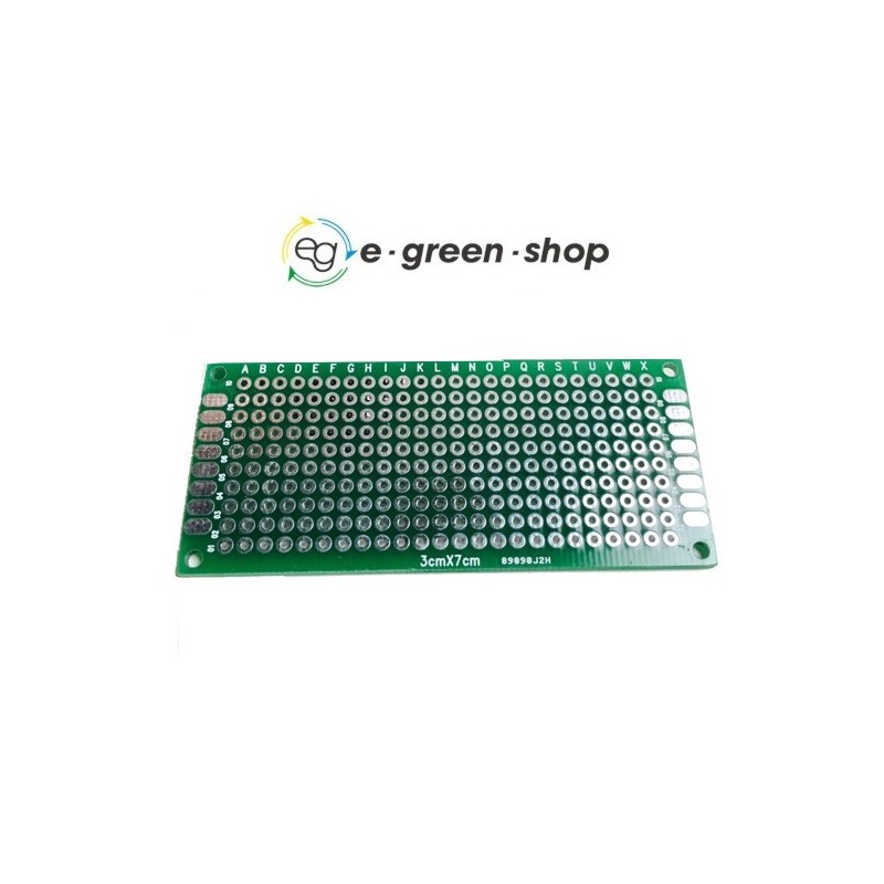 BASETTA MILLEFORI MILLE FORI IN VETRONITE 30X70 DOPPIO LATO, PCB