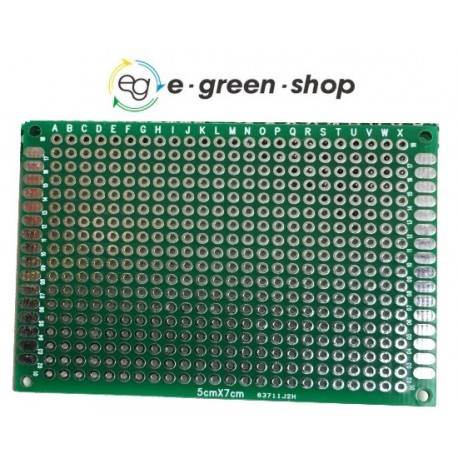 BASETTA MILLEFORI MILLE FORI IN VETRONITE 50X70 DOPPIO LATO, PCB BOARD,  ARDUINO