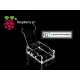 CONTENITORE PER RASPBERRY Pi 2 B - Pi 3 B - Pi B+ TRASPARENTE