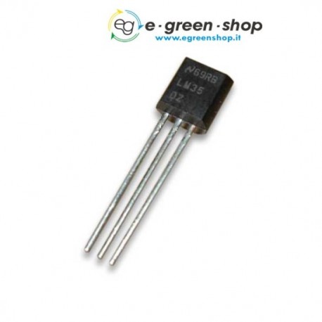 SENSORE DI TEMPERATURA LM35DZ TO-92 - ARDUINO su Egreenshop