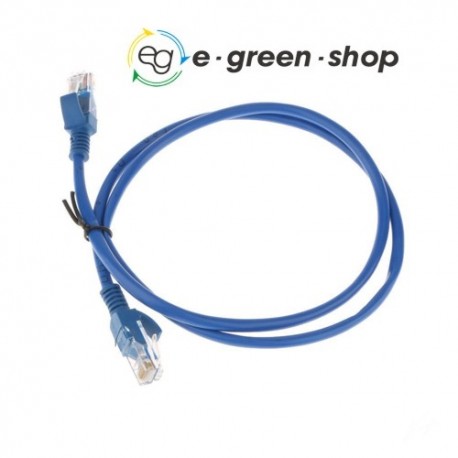 PATCH CORD RJ45 CAT 6E UTP - 1M - FAST ETHERNET